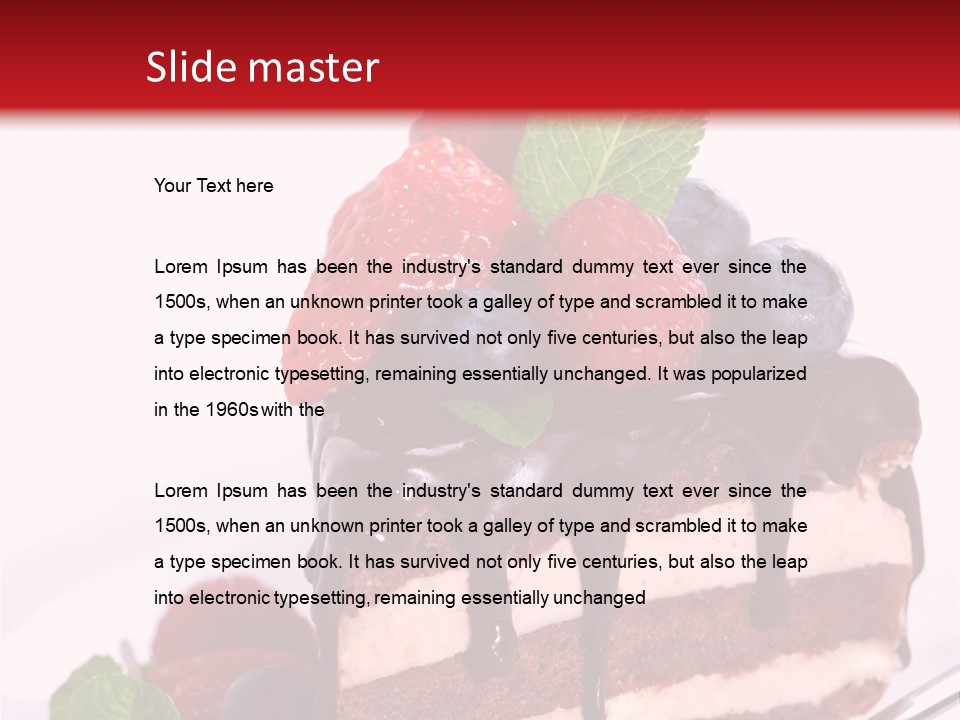 Restaurant Ros Ting Sauce PowerPoint Template