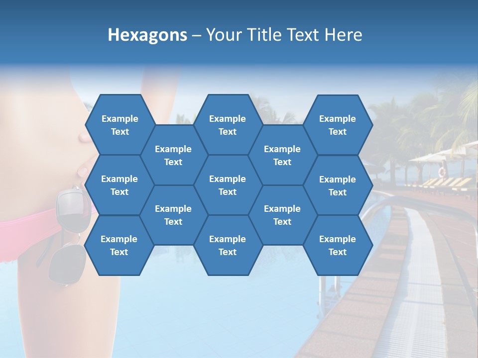 Tropical Girl Pursuit PowerPoint Template