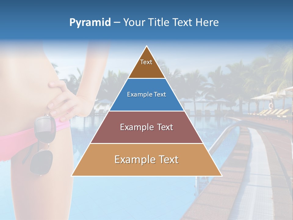 Tropical Girl Pursuit PowerPoint Template