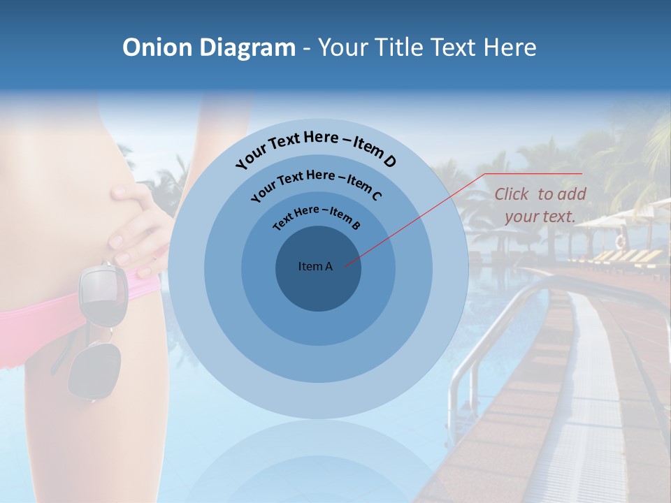 Tropical Girl Pursuit PowerPoint Template