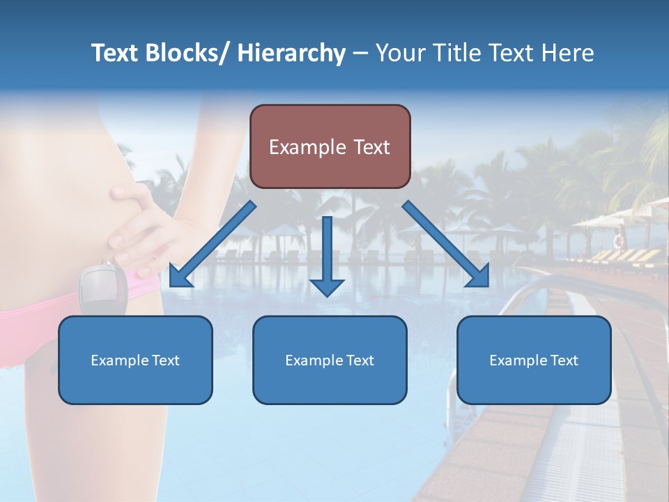 Tropical Girl Pursuit PowerPoint Template