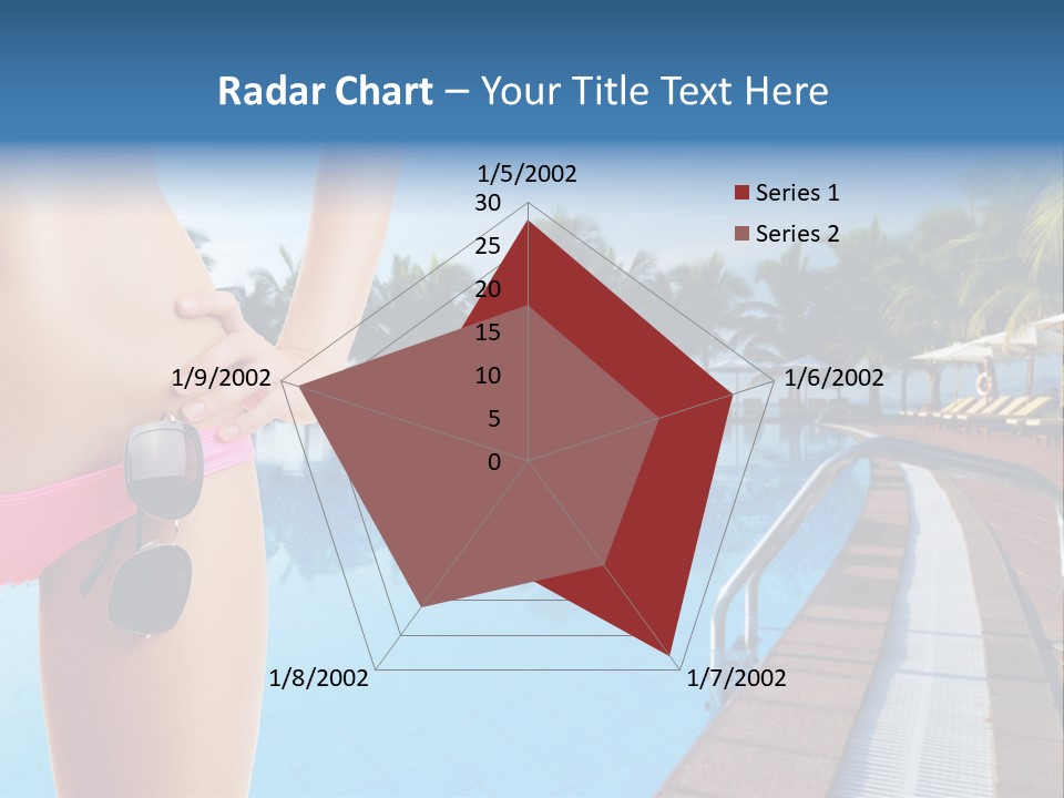 Tropical Girl Pursuit PowerPoint Template