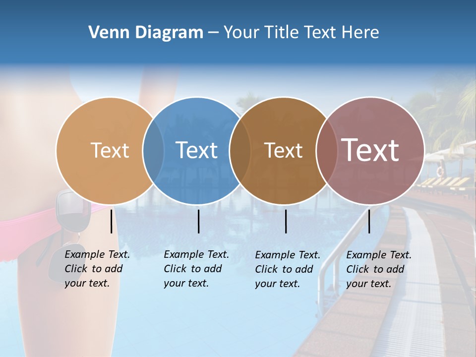 Tropical Girl Pursuit PowerPoint Template