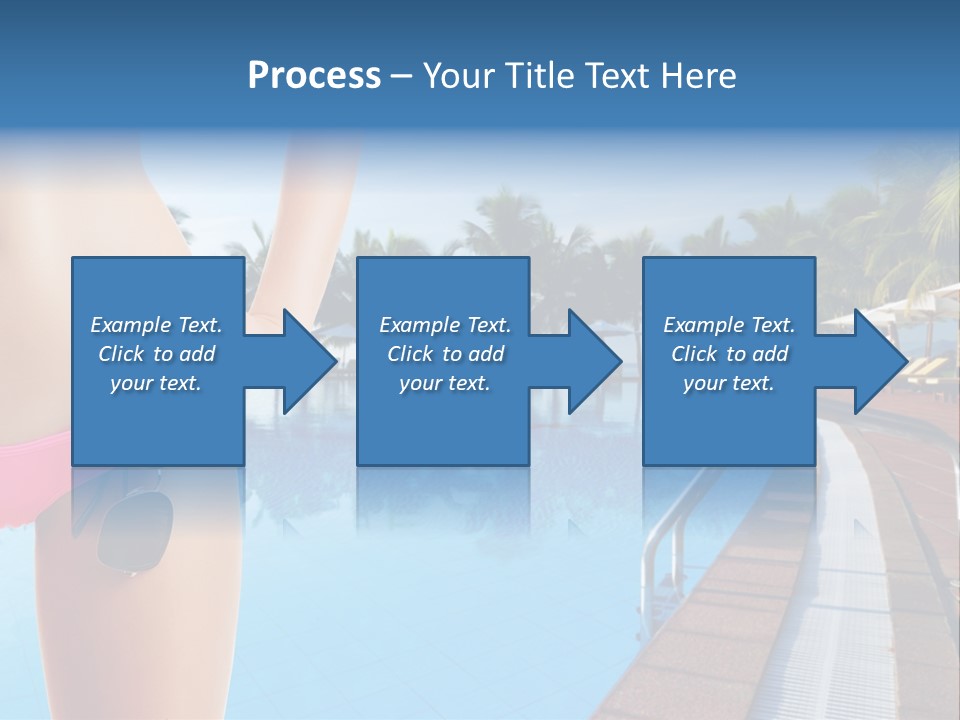 Tropical Girl Pursuit PowerPoint Template