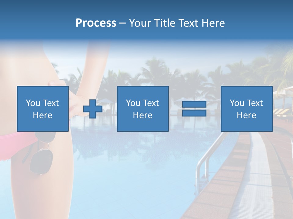 Tropical Girl Pursuit PowerPoint Template