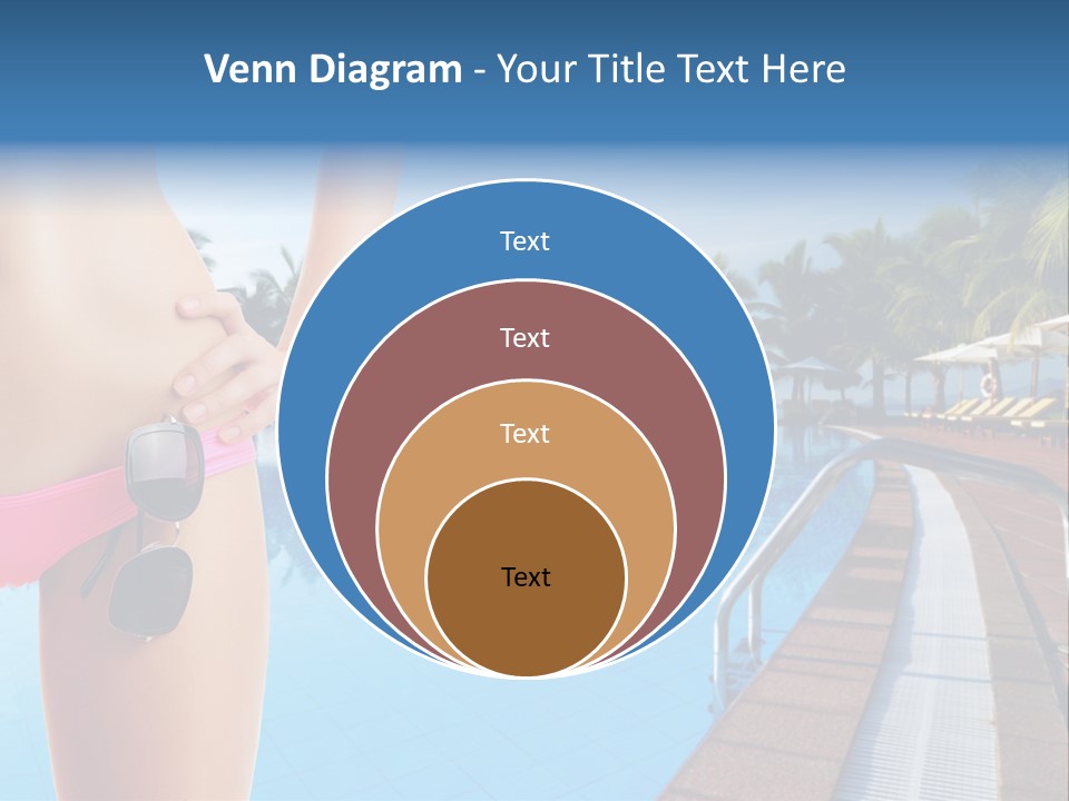 Tropical Girl Pursuit PowerPoint Template