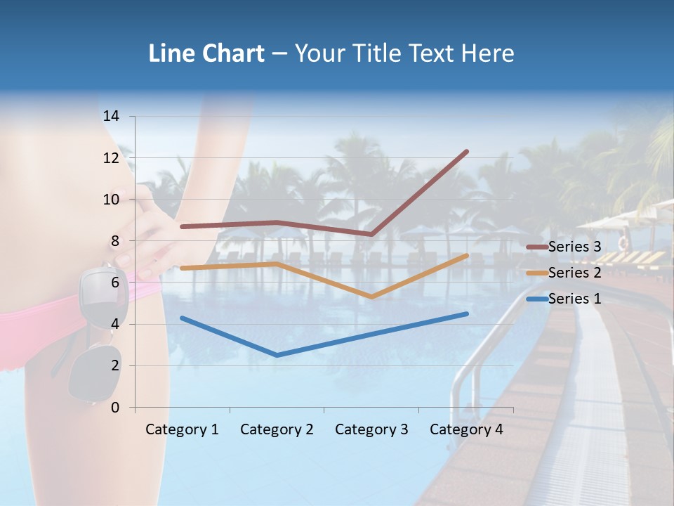 Tropical Girl Pursuit PowerPoint Template