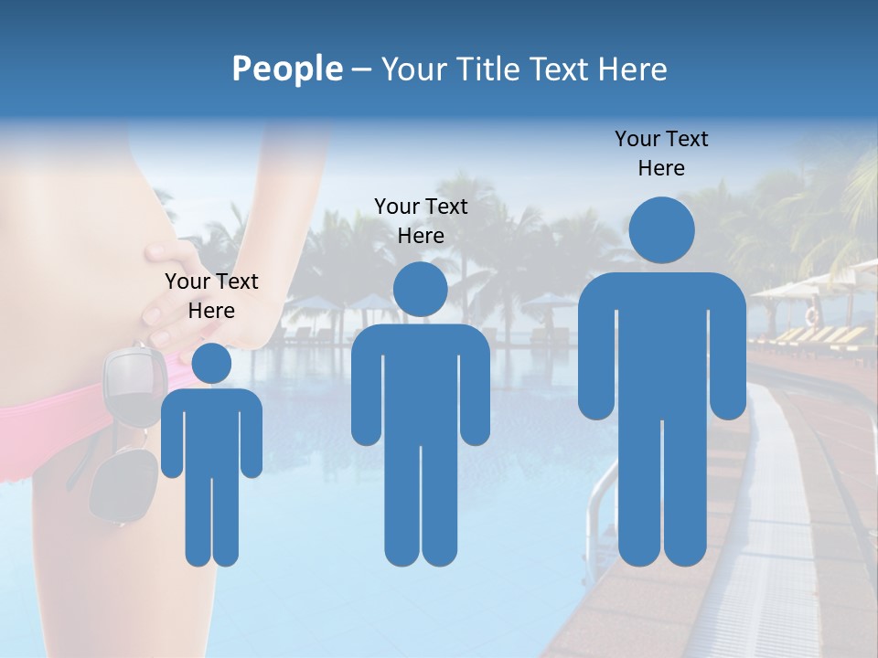 Tropical Girl Pursuit PowerPoint Template