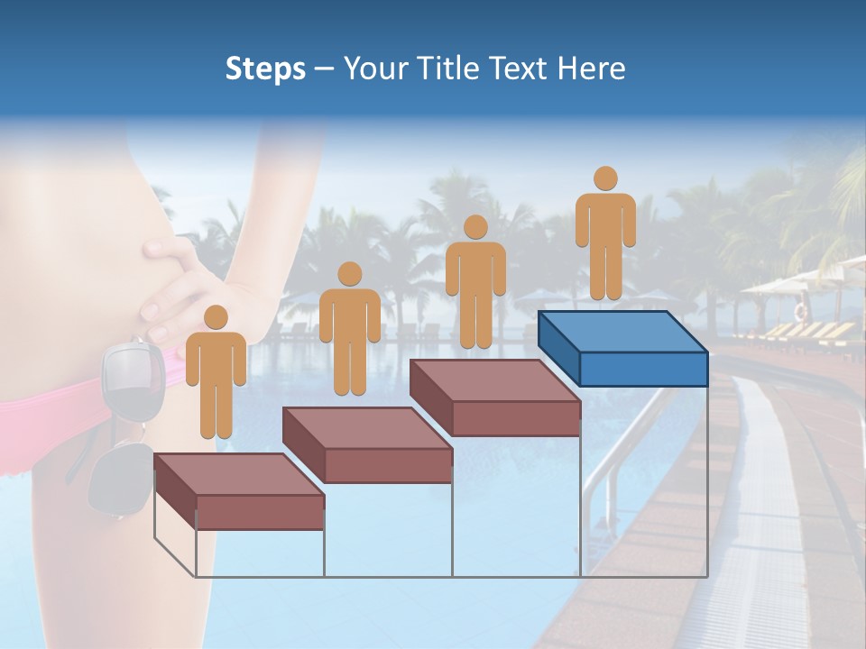 Tropical Girl Pursuit PowerPoint Template