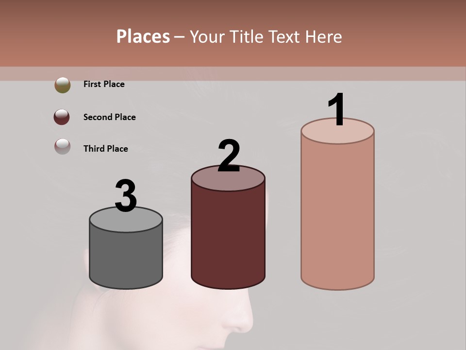 Salon Hair Portrait PowerPoint Template