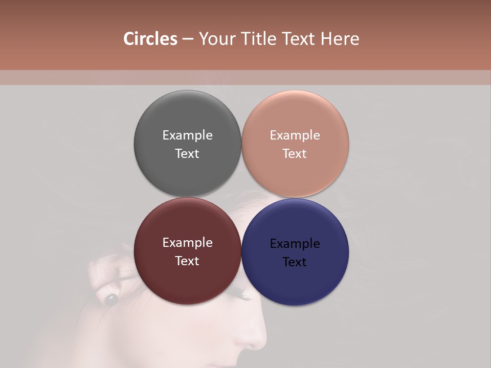 Salon Hair Portrait PowerPoint Template