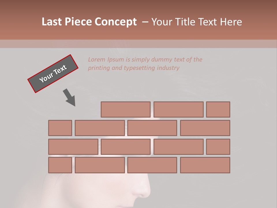 Salon Hair Portrait PowerPoint Template