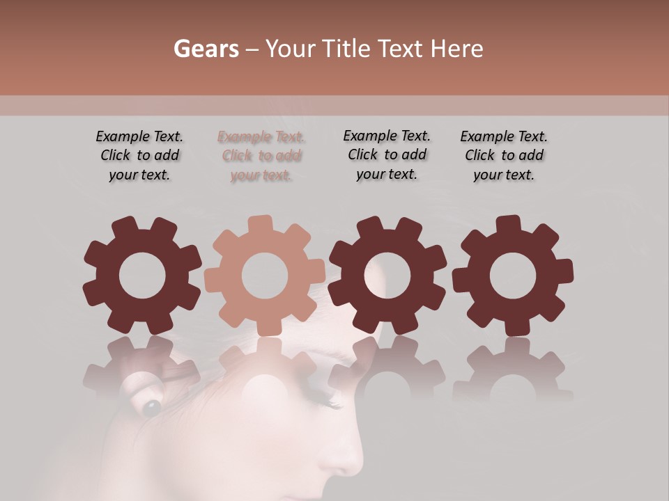 Salon Hair Portrait PowerPoint Template