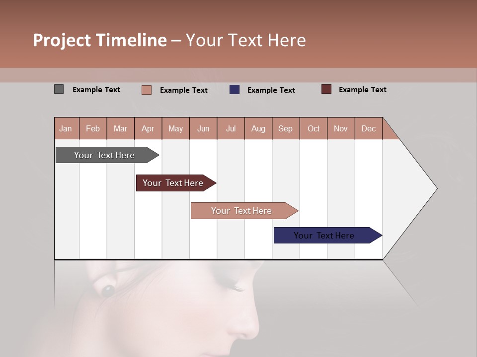 Salon Hair Portrait PowerPoint Template