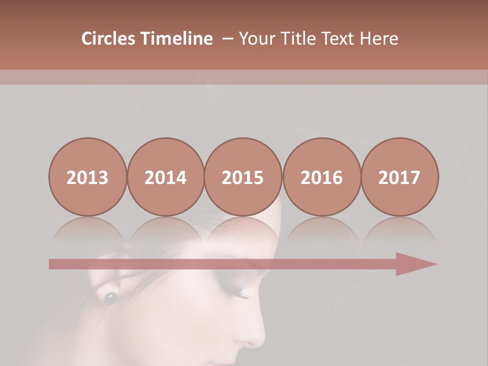 Salon Hair Portrait PowerPoint Template