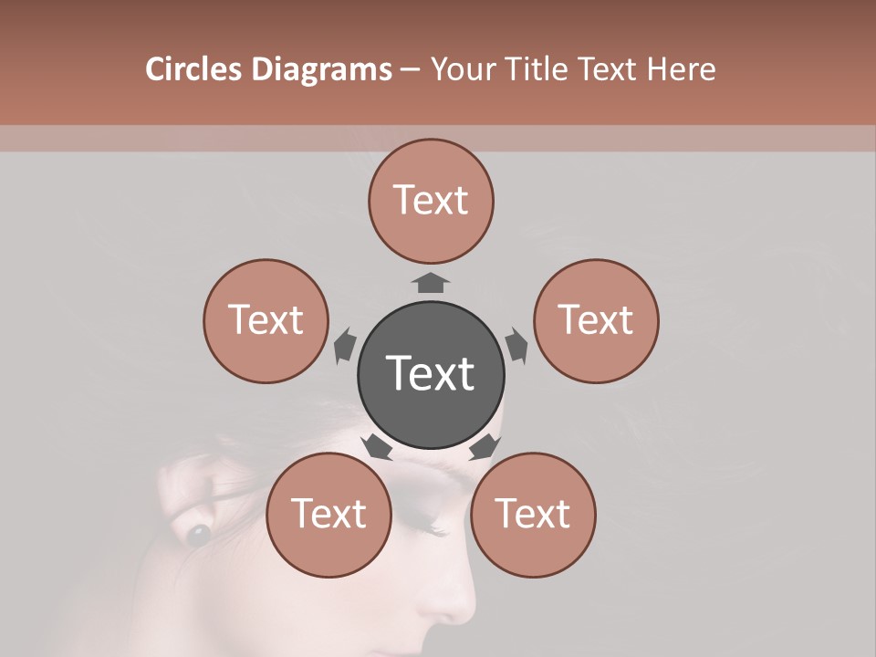 Salon Hair Portrait PowerPoint Template