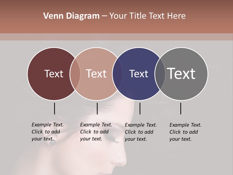 Salon Hair Portrait PowerPoint Template