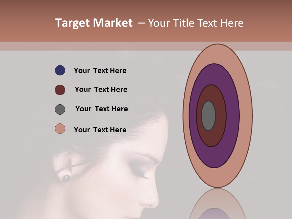 Salon Hair Portrait PowerPoint Template
