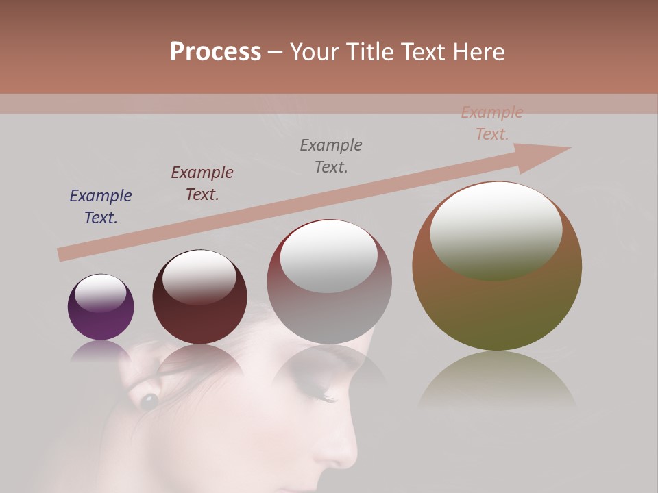 Salon Hair Portrait PowerPoint Template