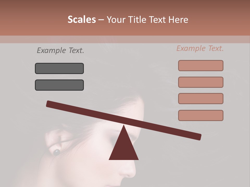 Salon Hair Portrait PowerPoint Template