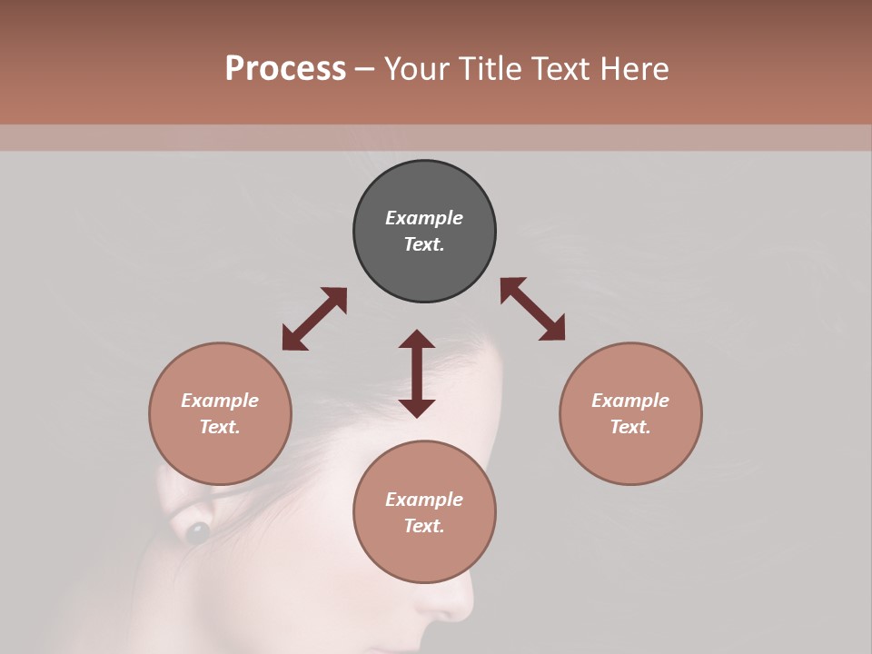 Salon Hair Portrait PowerPoint Template