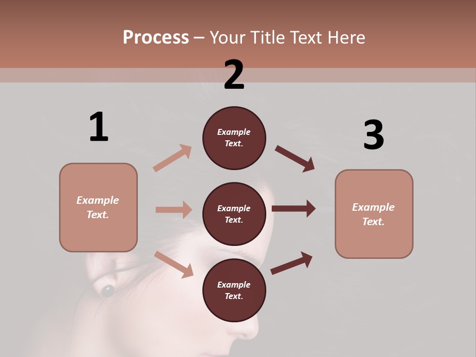 Salon Hair Portrait PowerPoint Template