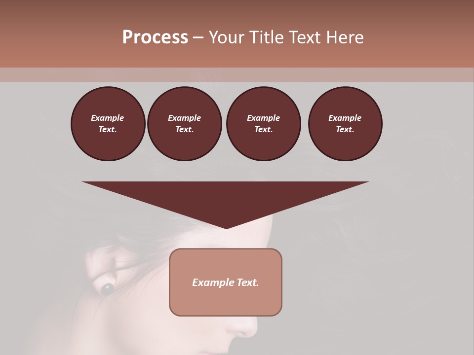 Salon Hair Portrait PowerPoint Template