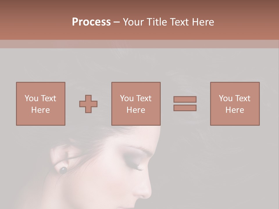 Salon Hair Portrait PowerPoint Template