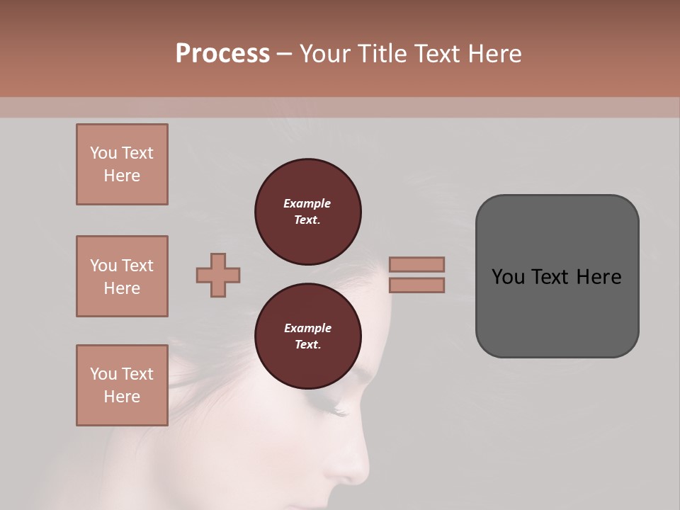 Salon Hair Portrait PowerPoint Template