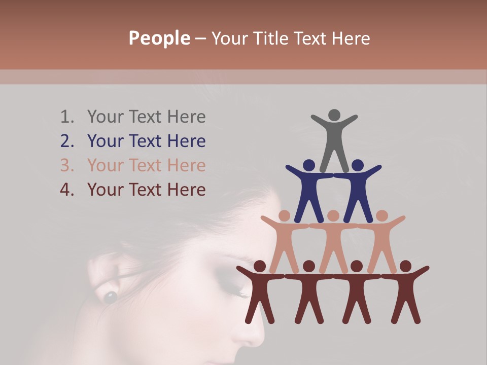 Salon Hair Portrait PowerPoint Template