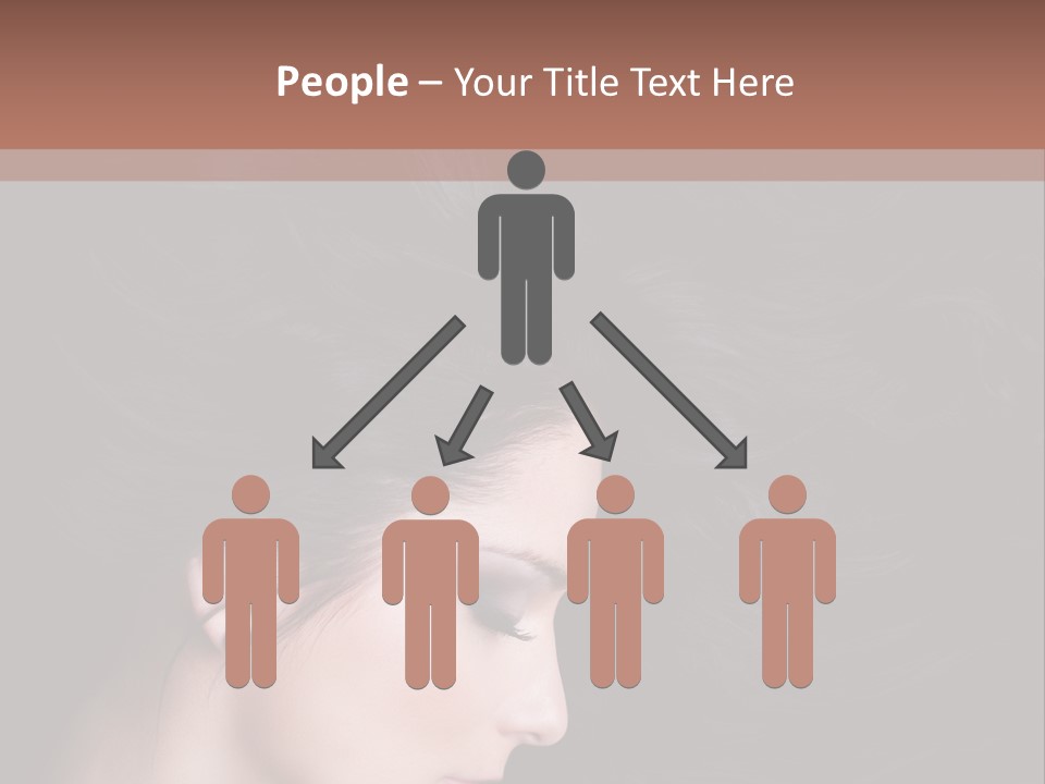 Salon Hair Portrait PowerPoint Template
