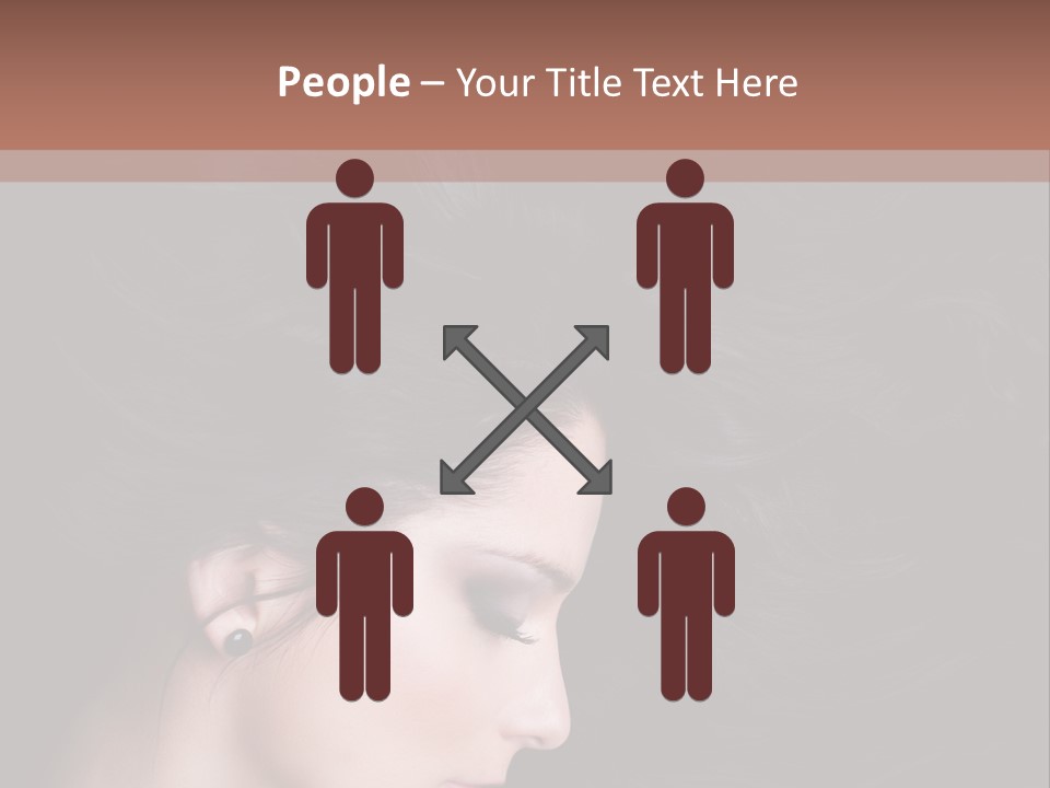 Salon Hair Portrait PowerPoint Template