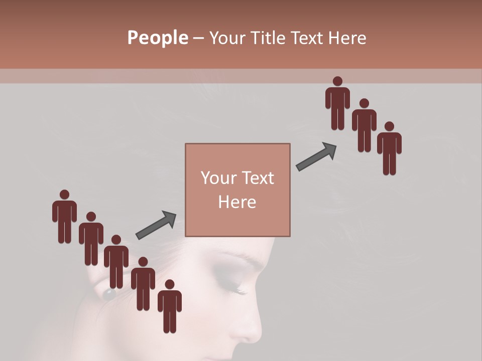 Salon Hair Portrait PowerPoint Template