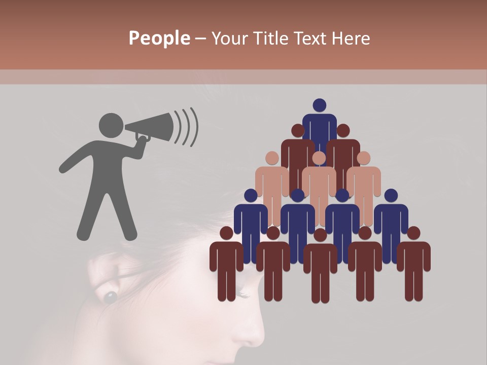 Salon Hair Portrait PowerPoint Template