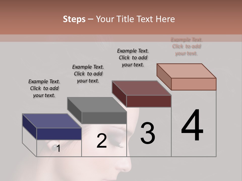Salon Hair Portrait PowerPoint Template