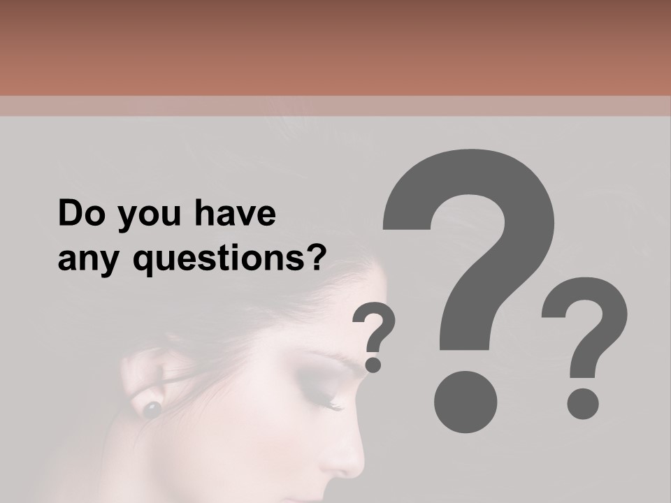 Salon Hair Portrait PowerPoint Template