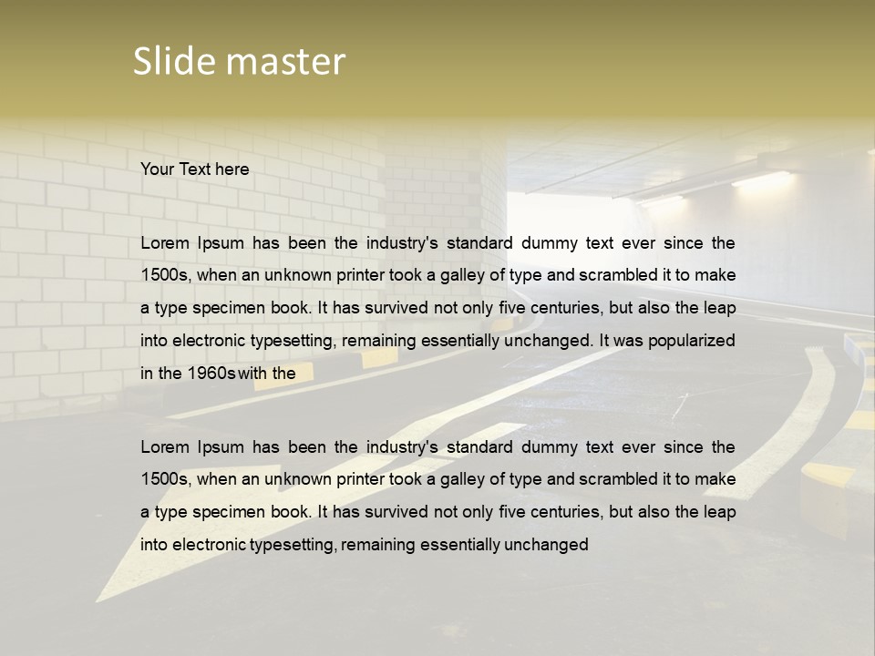 Wall Entry Public PowerPoint Template