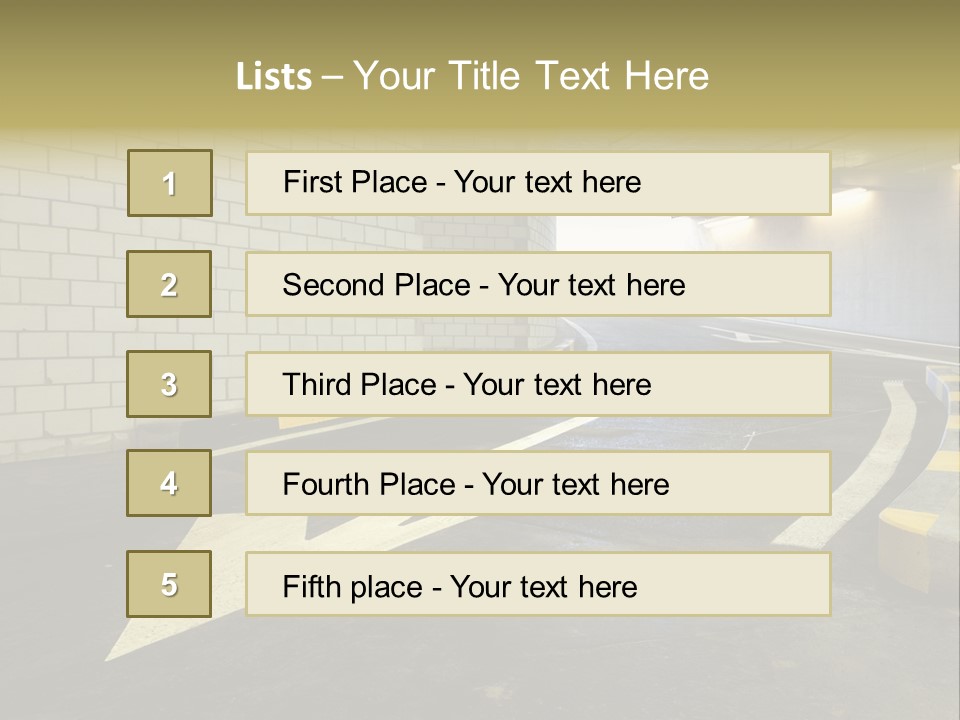 Wall Entry Public PowerPoint Template