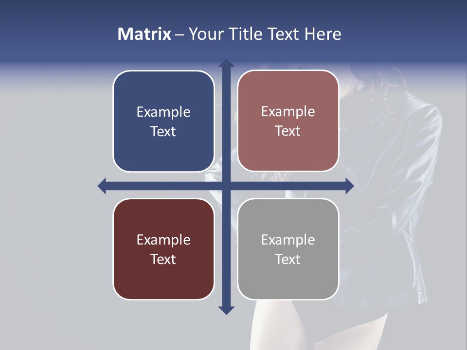 Model Alluring Charm PowerPoint Template