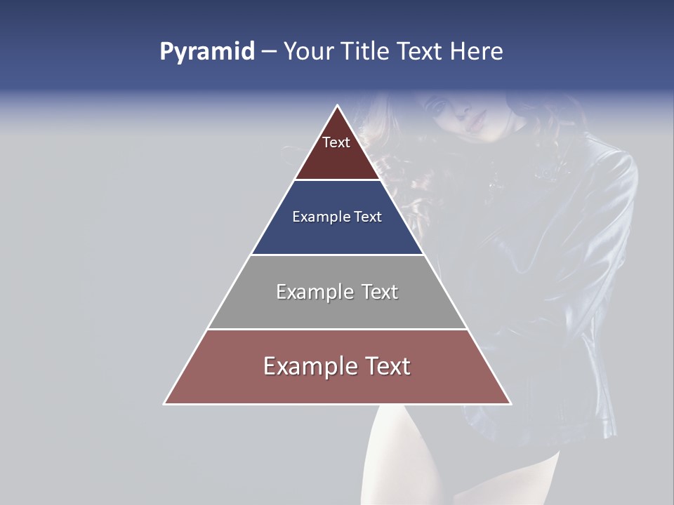 Model Alluring Charm PowerPoint Template