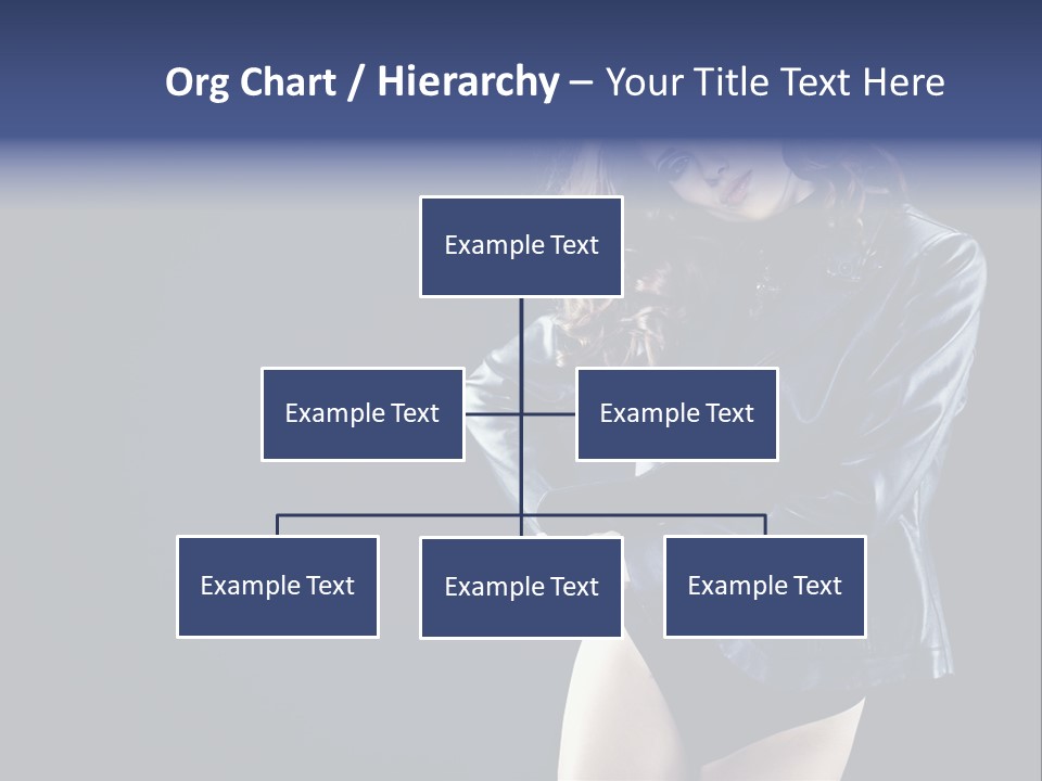 Model Alluring Charm PowerPoint Template