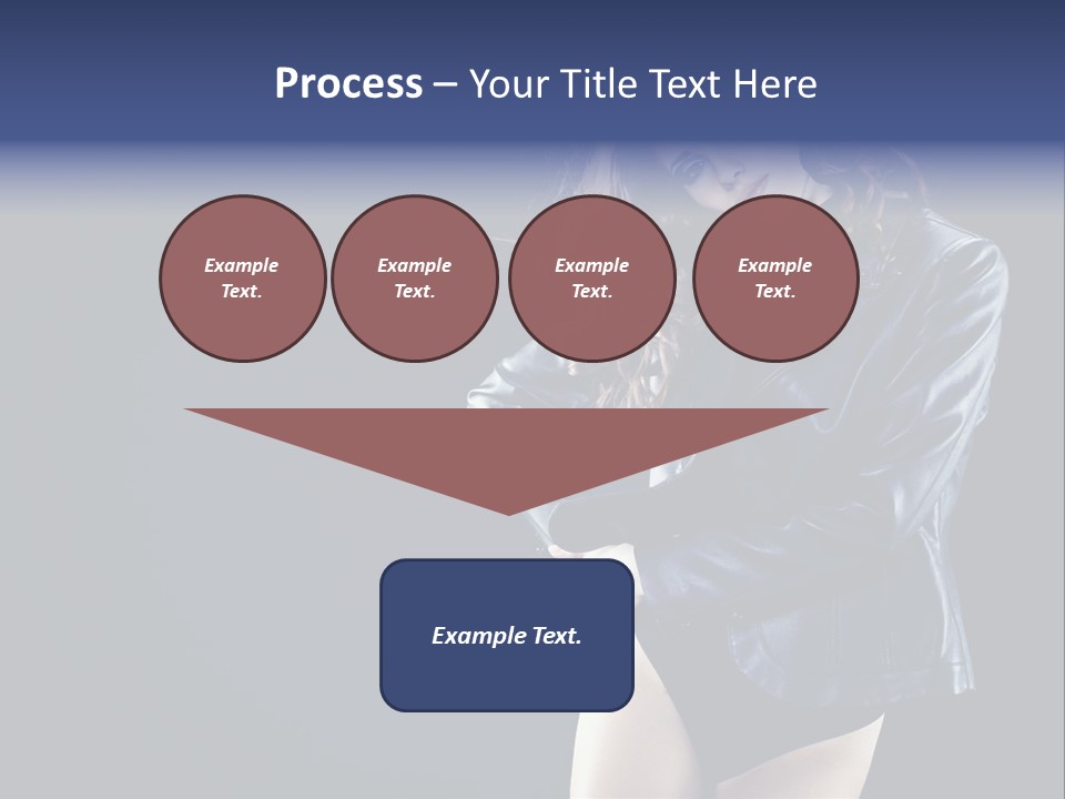 Model Alluring Charm PowerPoint Template