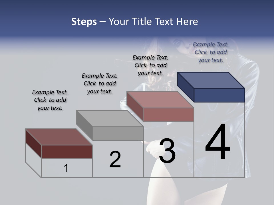 Model Alluring Charm PowerPoint Template