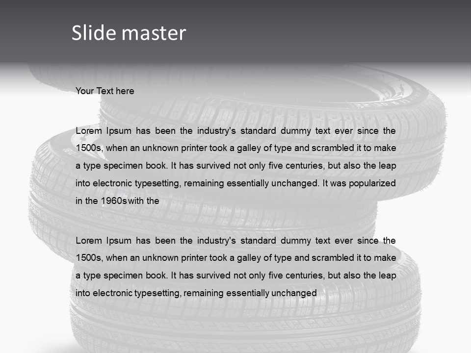 Auto Transport Background PowerPoint Template