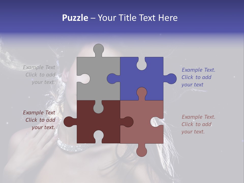 Moon Human Head PowerPoint Template