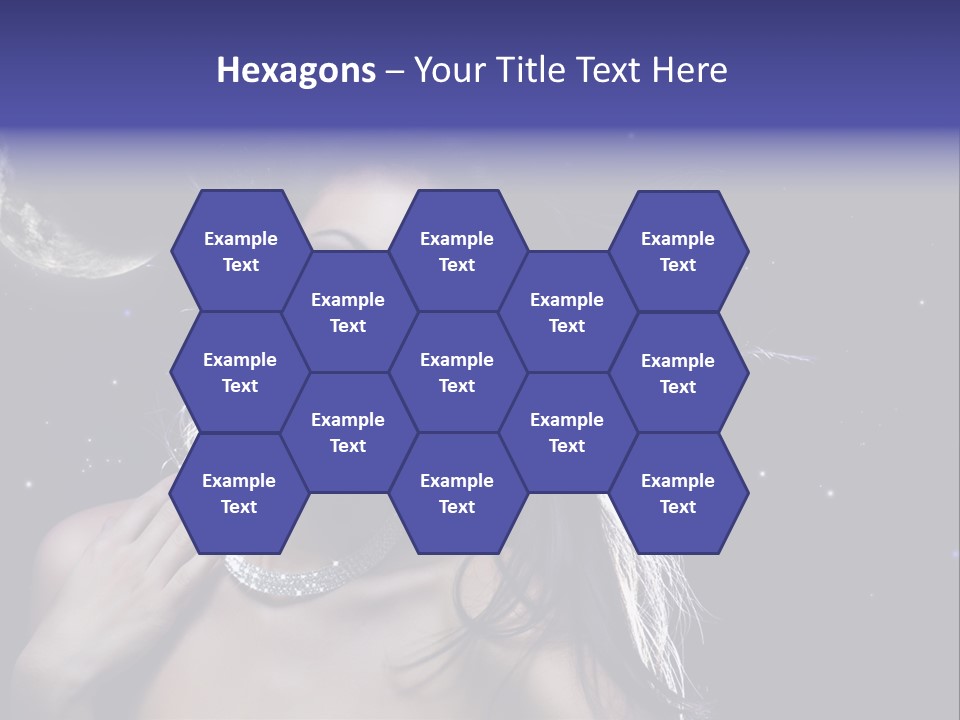 Moon Human Head PowerPoint Template