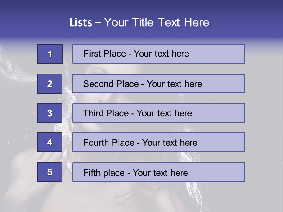 Moon Human Head PowerPoint Template