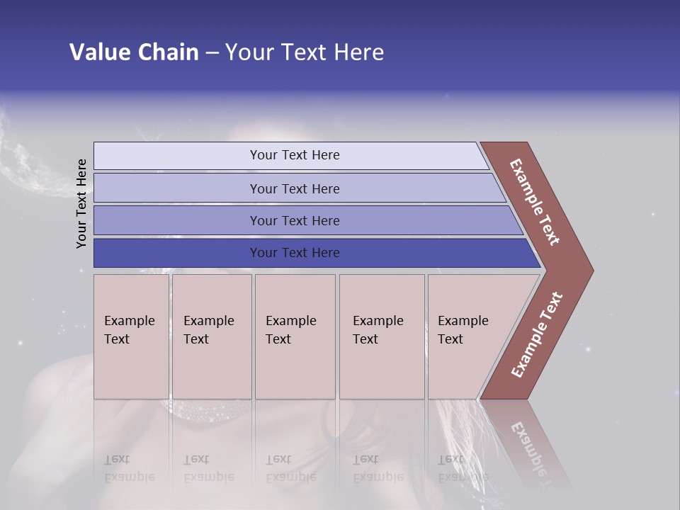 Moon Human Head PowerPoint Template