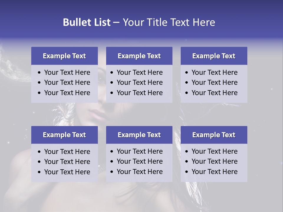 Moon Human Head PowerPoint Template