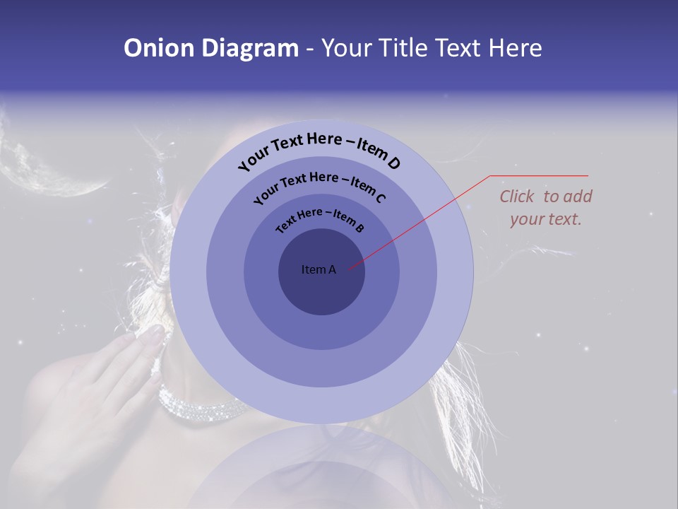 Moon Human Head PowerPoint Template